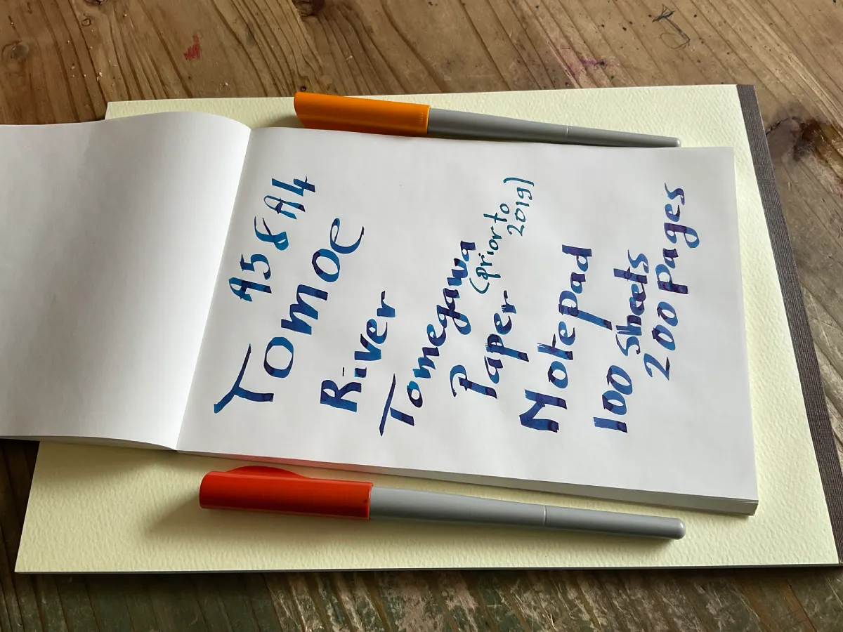 Tomoe river paper notepad